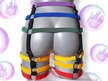 EQUALITY bottom -  tęczowa uprząż na ciało, kolorowy harness